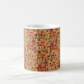 Moderne decoratieve abstracte koffiemok (Center)