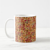 Moderne decoratieve abstracte koffiemok (Links)