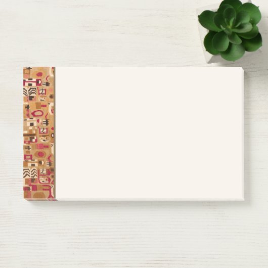 Moderne decoratieve abstracte post-it® notes (Kantoor)