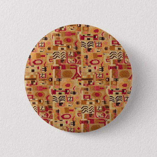 Moderne decoratieve abstracte ronde button 5,7 cm (Voorkant)