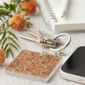 Moderne decoratieve abstracte sleutelhanger (Voorkant Rechts)
