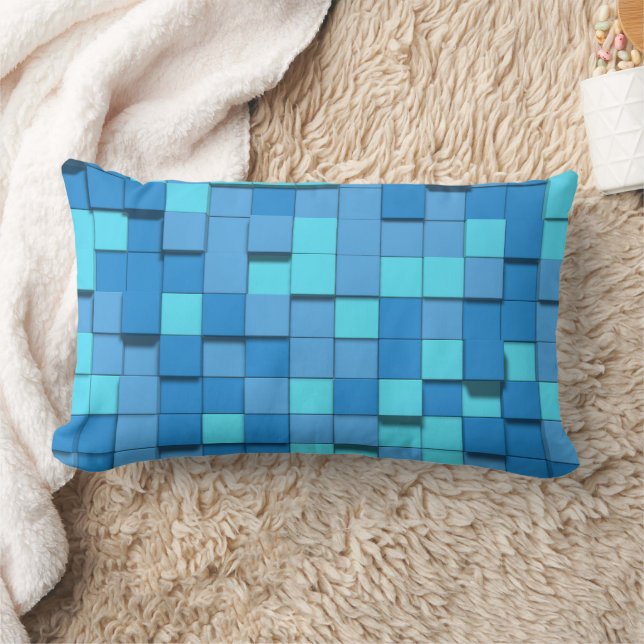Moderne decoratieve blauwe accentkussens kussen (Deken)