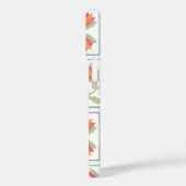 Moderne decoratieve bloemenpatroon Case-Mate iPhone case (Achterkant / Links)