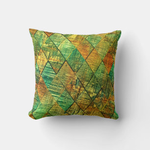 Moderne decoratieve geometrische glas-in-lood kussen