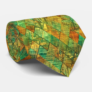 Moderne decoratieve geometrische glas-in-lood stropdas