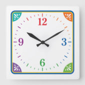 Moderne decoratieve klok voor thuis en kantoor (Voorkant)