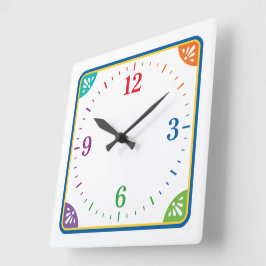 Moderne decoratieve klok voor thuis en kantoor