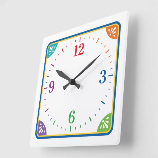 Moderne decoratieve klok voor thuis en kantoor (Hoek)