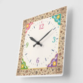 Moderne decoratieve klok voor thuis en kantoor (Hoek)