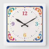Moderne decoratieve klok voor thuis en kantoor (Voorkant)