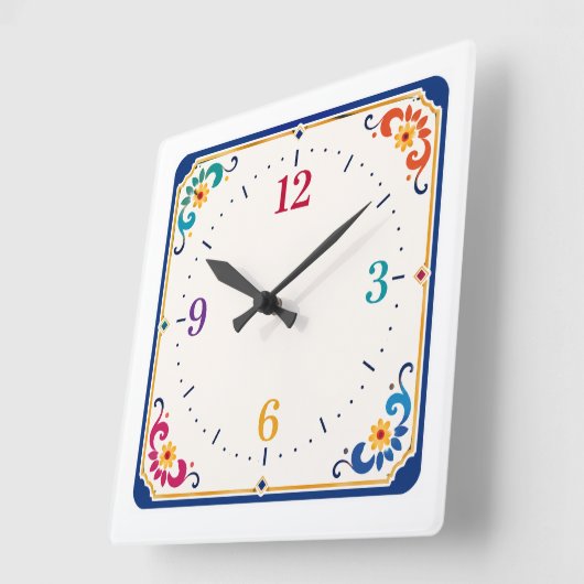 Moderne decoratieve klok voor thuis en kantoor (Hoek)