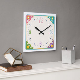 Moderne decoratieve klok voor thuis en kantoor
