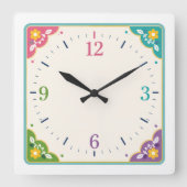 Moderne decoratieve klok voor thuis en kantoor (Voorkant)