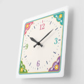 Moderne decoratieve klok voor thuis en kantoor (Hoek)
