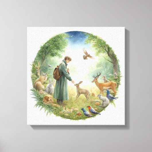 Moderne Decoratieve Kunst Canvas Afdruk (Voorkant)