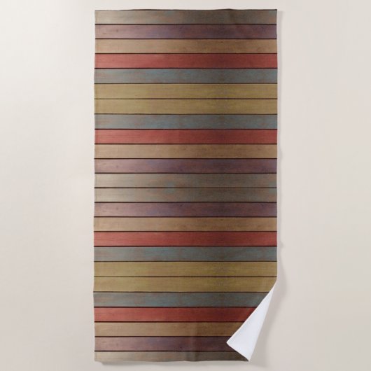 Moderne decoratieve stripprint strandlaken (Voorkant)