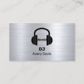 Moderne Deejay DJ-muziekbeat professioneel Visitekaartje (Voorkant)