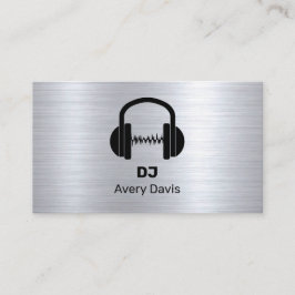 Moderne Deejay DJ-muziekbeat professioneel Visitekaartje