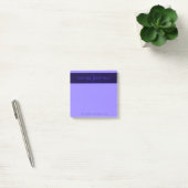 Moderne Deep Purple Kleuren | Coole Naam & Monogra Post-it® Notes (Kantoor)