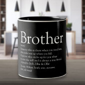 Moderne definitie van beste server tweekleurige koffiemok