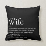 Moderne definitie van een leuk wijf in zwart en wi kussen<br><div class="desc">Personaliseer voor je speciale vrouw om een unieke cadeau te maken voor verjaardagen, jubileum, trouwdag, Kerstmis of elke dag dat je wilt laten zien hoeveel ze voor je betekent. Een perfecte manier om haar te laten zien hoe geweldig ze elke dag is. Ontworpen door Thisisnotme</div>