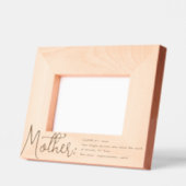 Moderne definitie van moederfoto gegraveerde lijstjes (Links)