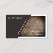 Moderne deklaag diagonaal en lijst visitekaartje (Voorkant)