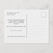 Moderne delicate eierschaal zachte bloemen aankondigingskaart (Achterkant)