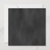 Moderne delicate zwart Minimalistisch getextureerd Kaart (Achterkant)