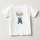 Moderne Denim Jongen Baby Shower Blauw Jeans (Voorkant)