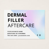 Moderne dermale vulstoffen Natercare Kaart (Voorkant)