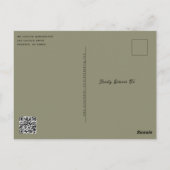 Moderne Desert Cactus Foto Bewaar de Datum Briefkaart (Achterkant)