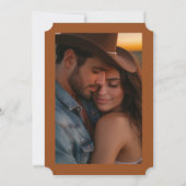 Moderne Desert Cactus Foto Bewaar de Datum Kaart (Achterkant)