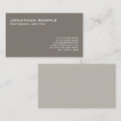 Moderne design Creative Simple Plain Trendy Visitekaartje (Voorkant / Achterkant)