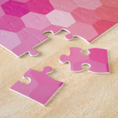 Moderne design hexagons patroon legpuzzel (Zijkant)
