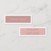 Moderne design, prachtige, schone laptop mini visitekaartje (Voorkant / Achterkant)