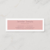 Moderne design, prachtige, schone laptop mini visitekaartje (Achterkant)