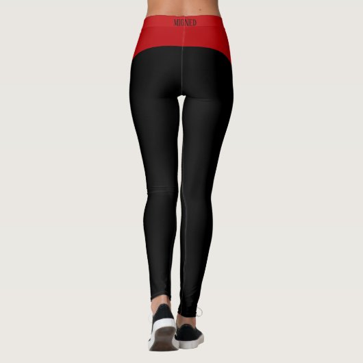 Moderne Design Sport Leggings (Achterkant)