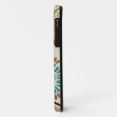 Moderne Design van Floral Case-Mate iPhone Case (Achterkant/links)