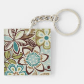 Moderne Design van Floral Sleutelhanger (Achterkant)