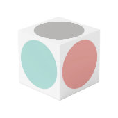 Moderne Designer Circles Kubus (Voorkant hoekig)