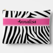 Moderne designer gepersonaliseerde zebra stripe Da Etui (Voorkant)