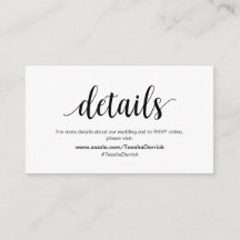 Moderne details, zwart, bruiloft, RSVP
