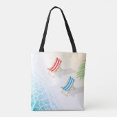 Moderne deuken op maat van seaside Art Tote Bag (Achterkant)