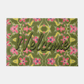 Moderne deurmat met een  dessin (Voorkant)