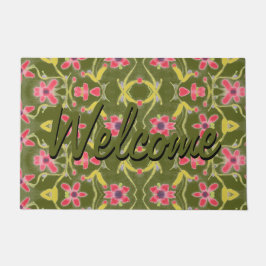 Moderne deurmat met een  dessin