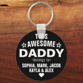 Moderne deze Geweldige vader behoort tot Vaderdag Sleutelhanger (Voorkant)