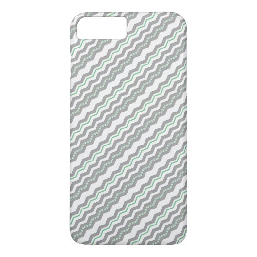 Moderne Diagonale Chevron met elk Kleurdetail Case-Mate iPhone Case (Achterkant)