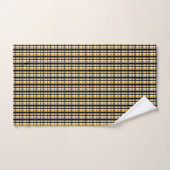 Moderne diagonale herfstruitpatroon bad handdoek (Handdoek)
