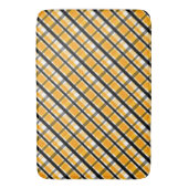 Moderne diagonale herfstruitpatroon badmat (Voorkant Verticaal)